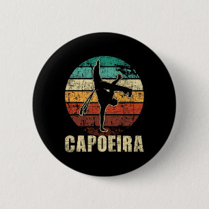 Macaron Rond 5 Cm Capoeira - Kickboxing Arts Martiaux Brésiliens Mma