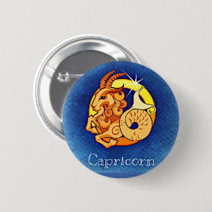 Macaron Rond 5 Cm Capricorne