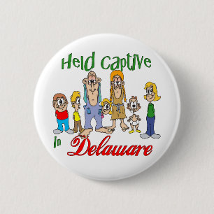 Macaron Rond 5 Cm Captif tenu au Delaware