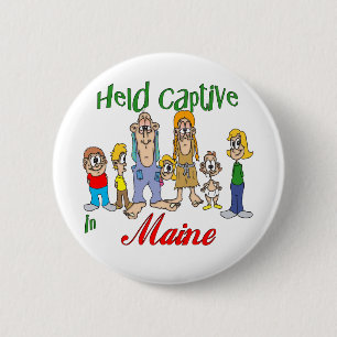 Macaron Rond 5 Cm Captif tenu au Maine