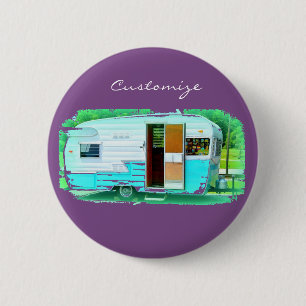 Macaron Rond 5 Cm Caravan gypsy casa Thunder_Cove