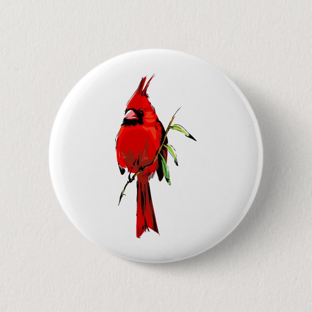 Macaron Rond 5 Cm Cardinal (Devant)