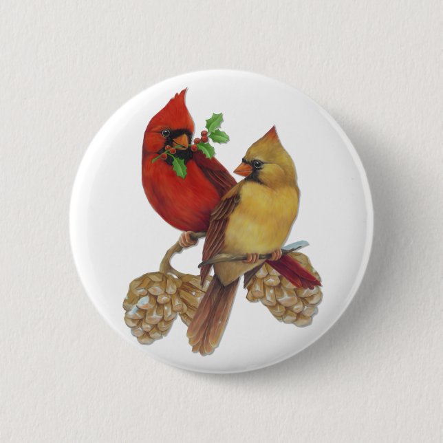 Macaron Rond 5 Cm Cardinal Pair (Devant)