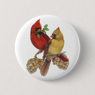 Macaron Rond 5 Cm Cardinal Pair