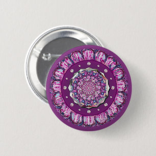 Macaron Rond 5 Cm Cardinal Red Rosace