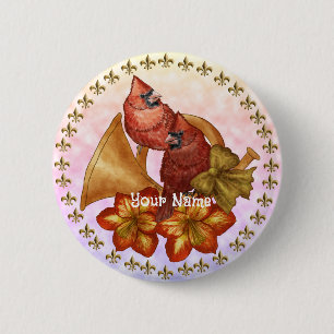Macaron Rond 5 Cm Cardinals Horn