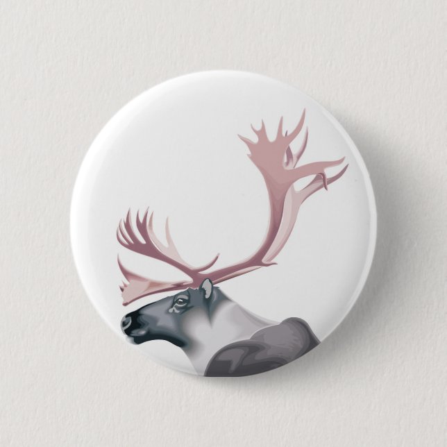 MACARON ROND 5 CM CARIBOU (Devant)