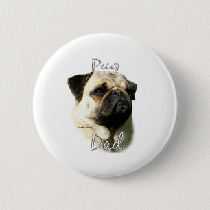 Macaron Rond 5 Cm Carlin (fawn) Papa 2