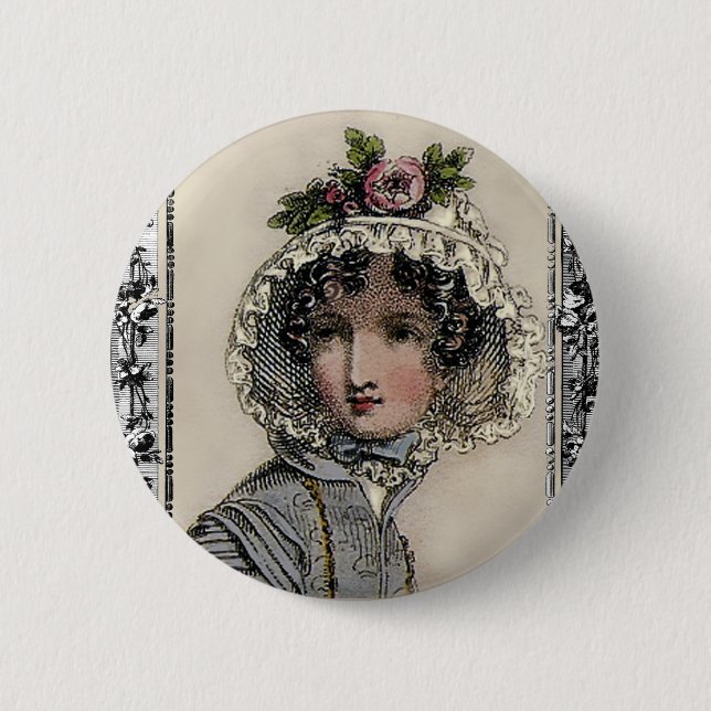 Macaron Rond 5 Cm Caroline (Devant)