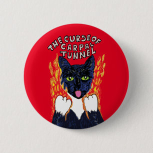 Macaron Rond 5 Cm Carpal Tunnel de sensibilisation insigne, arthrite