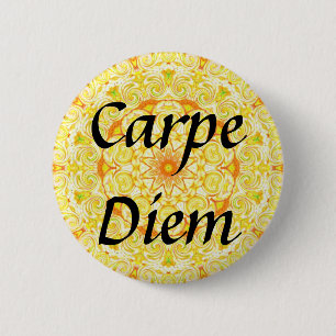 Macaron Rond 5 Cm Carpe Diem