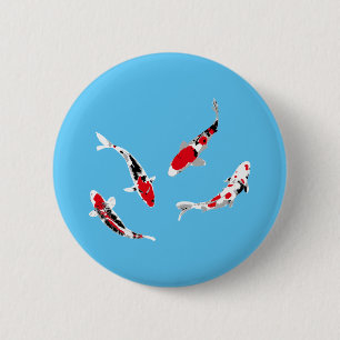 Macaron Rond 5 Cm Carpes variées
