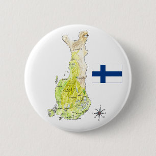 Macaron Rond 5 Cm Carte couleur de bouton de Pin d'insigne de dessin