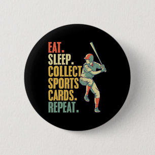 Macaron Rond 5 Cm Carte de sport Collecte de baseball de baseball de