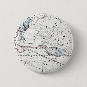 Macaron Rond 5 Cm Carte du plat XXII de constellations