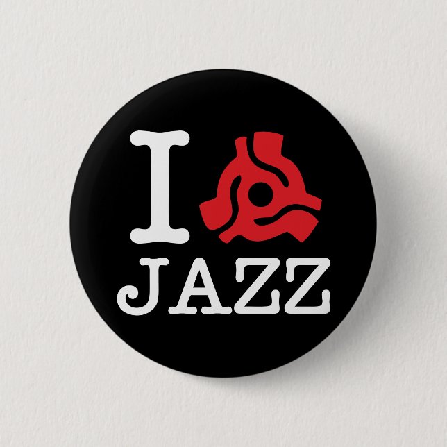 Macaron Rond 5 Cm Carte I 45 Jazz (Devant)
