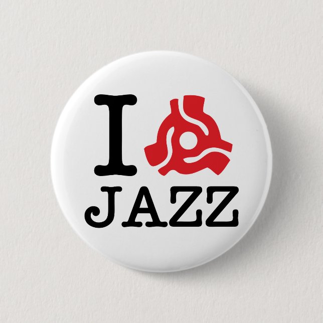 Macaron Rond 5 Cm Carte I 45 Jazz (Devant)