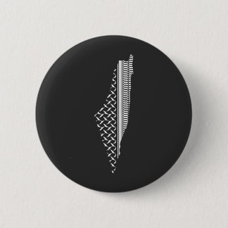 Macaron Rond 5 Cm carte palestinienne avec motif traditionnel
