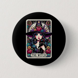 Macaron Rond 5 Cm Carte Tarot Sorcière Vibes de cuisine gothique d'H