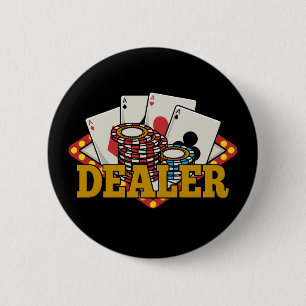 Macaron Rond 5 Cm Casino Poker