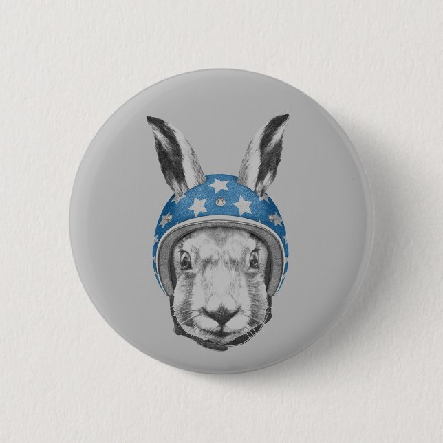 Macaron Rond 5 Cm Casse-cou de lapin (Devant)