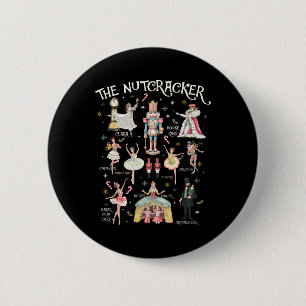 Macaron Rond 5 Cm Casse-noisette Noël Xmas Famille Pyjama Assortis