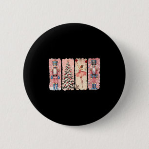 Macaron Rond 5 Cm Casse-Noisette Rétro Ballet Nk Noël Xmas Vibes Fem