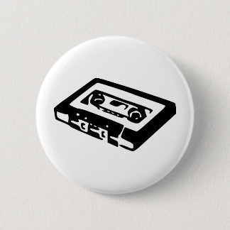 Macaron Rond 5 Cm Cassette de musique
