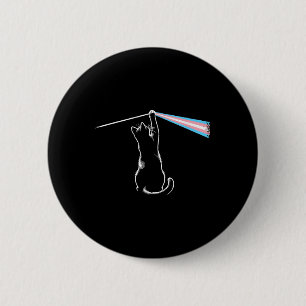 Macaron Rond 5 Cm Cat Rock Music Trans Pride Lgbt Transgenre Cat Lo