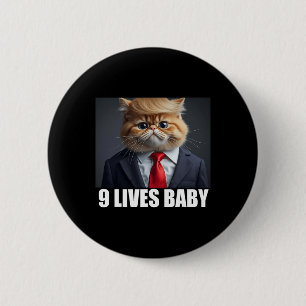 Macaron Rond 5 Cm Cat Trump 9 Vit Ba1