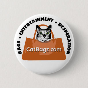 Macaron Rond 5 Cm CatBagz.com Sacs * Divertissement * Désespoir