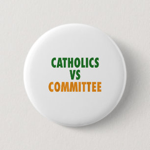 Macaron Rond 5 Cm Catholiques contre comités
