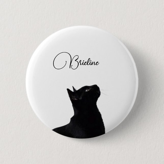 Macaron Rond 5 Cm Catpin (Devant)