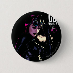Macaron Rond 5 Cm Catwoman