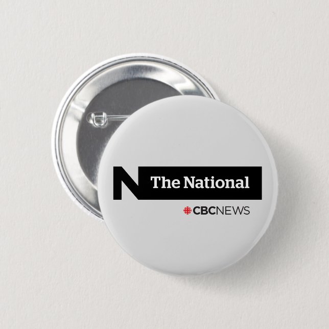 Macaron Rond 5 Cm CBC The National Button (Devant & derrière)