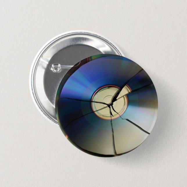 Macaron Rond 5 Cm CD fissuré (Devant & derrière)