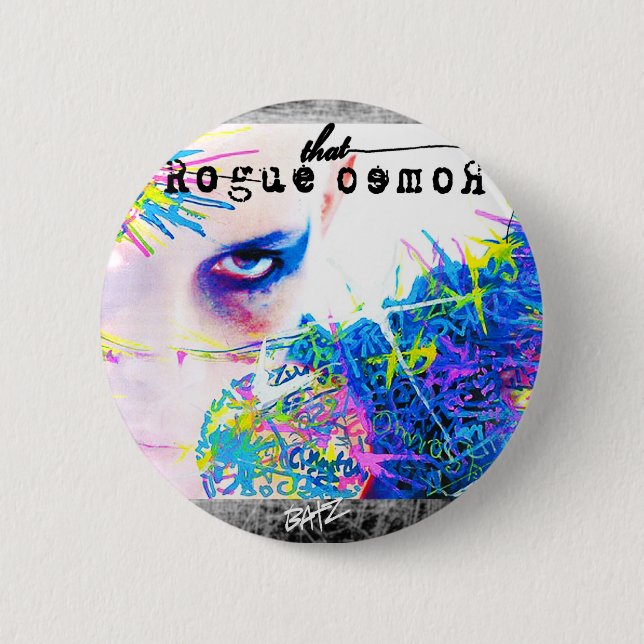 Macaron Rond 5 Cm Ce bouton escroc de ville de Romeo (Devant)