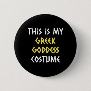 Macaron Rond 5 Cm Ce costume de déesse grecque Halloween facile pour