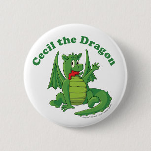 Macaron Rond 5 Cm Cecil le bouton de dragon