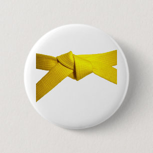 Macaron Rond 5 Cm Ceinture jaune