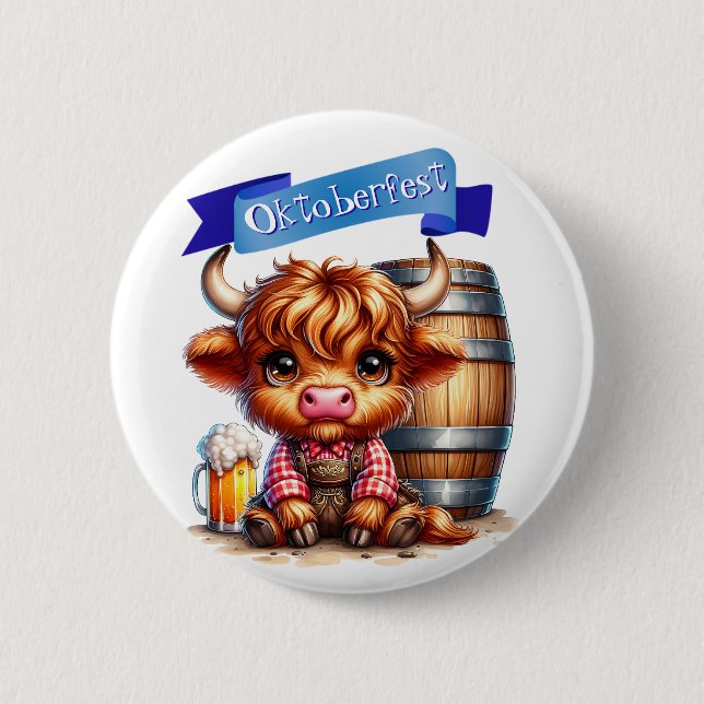 Macaron Rond 5 Cm Celebrate Oktoberfest Button (Devant)