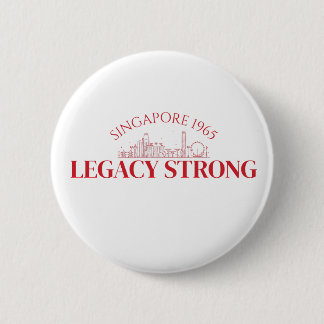 Macaron Rond 5 Cm Célébration de Majulah Singapour