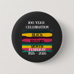 Macaron Rond 5 Cm célébration du mois de l'histoire des Noirs 2026 1