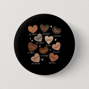 Macaron Rond 5 Cm Célébrer l'histoire des Noirs avec Hea, leader ins
