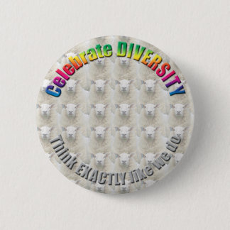 Macaron Rond 5 Cm Célébrez le bouton de diversité