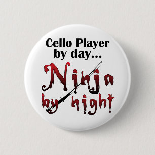 Macaron Rond 5 Cm Cello Ninja