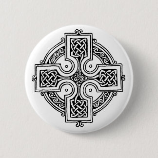 Macaron Rond 5 Cm Celtic cross