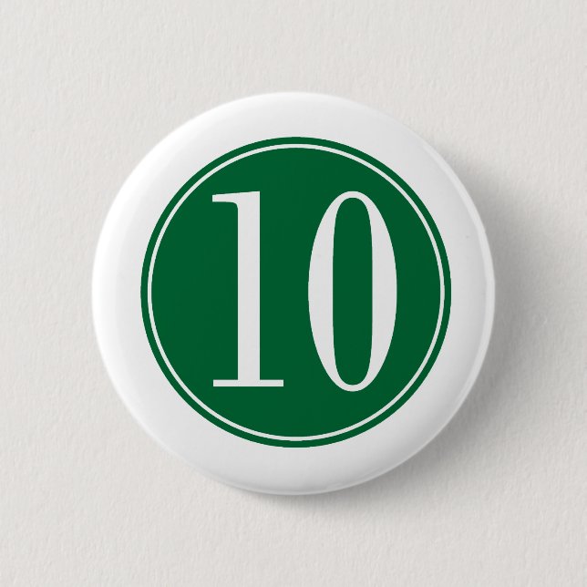 Macaron Rond 5 Cm Cercle #10 vert (Devant)