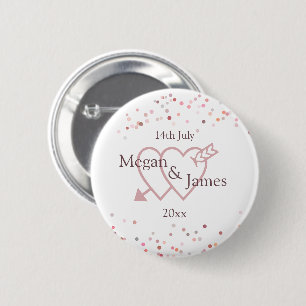Macaron Rond 5 Cm Cercles Confetti Roses