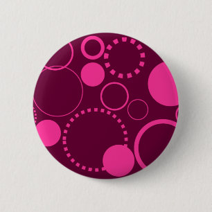 Macaron Rond 5 Cm Cercles & Points